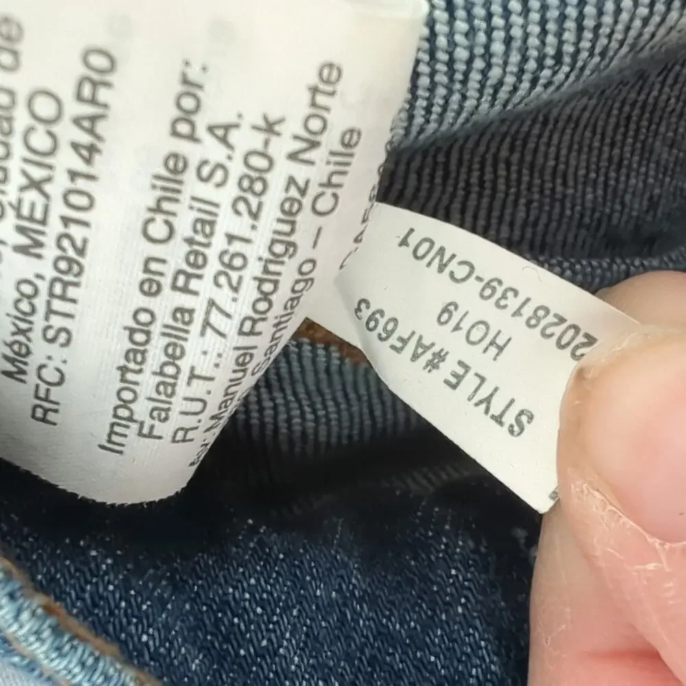 Madewell Jeans Womens 28 Perfect Vintage Crop Button Fly Ankle Dark‎ Denim